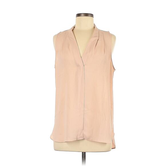 Alfani Plus NWT V-Neck Top Blouse Sleeveless Pottery Clay Size 2X - Picture 1 of 9